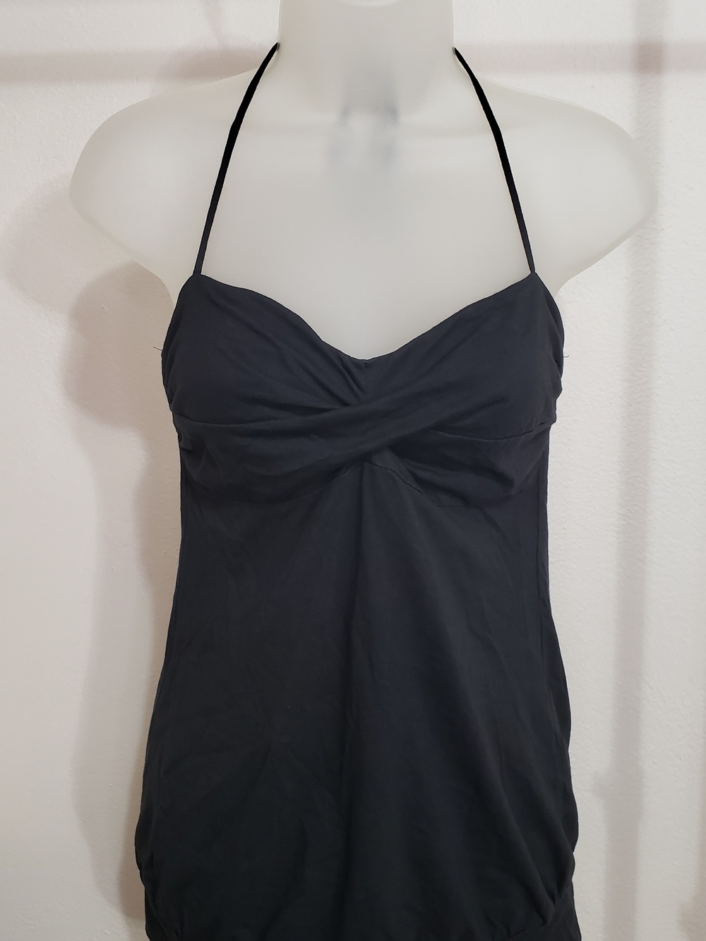 Victoria's Secret Black Halter Twist-Front Camisole